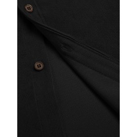 ELESOL Camisa Masculina Casual Com Botões, Blusa De Tecido Cotelê, Outono Inverno Verde Do Exército
