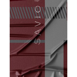 Camiseta Casual Masculina Preta Xadrez, 100% Poliéster, Gola Redonda, Lavável à Máquina - Todas as Estações, Xadrez Preto