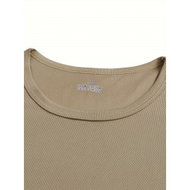 Conjunto de 6 Camisetas Esportivas Masculinas de Manga Longa Absorventes de Umidade - respiráveis, de secagem rápida, tecido de poliéster ligeiramente elástico - camiseta de cor sólida para esportes, fitness casual e vestuário casual