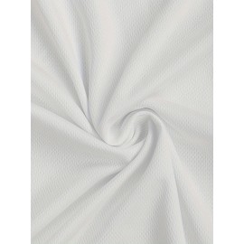 Conjunto de 6 Camisetas Esportivas Masculinas de Manga Longa Absorventes de Umidade - respiráveis, de secagem rápida, tecido de poliéster ligeiramente elástico - camiseta de cor sólida para esportes, fitness casual e vestuário casual