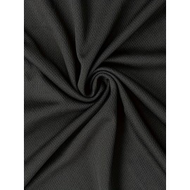 Conjunto de 6 Camisetas Esportivas Masculinas de Manga Longa Absorventes de Umidade - respiráveis, de secagem rápida, tecido de poliéster ligeiramente elástico - camiseta de cor sólida para esportes, fitness casual e vestuário casual