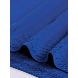 Conjunto de 6 Camisetas Esportivas Masculinas de Manga Longa Absorventes de Umidade - respiráveis, de secagem rápida, tecido de poliéster ligeiramente elástico - camiseta de cor sólida para esportes, fitness casual e vestuário casual