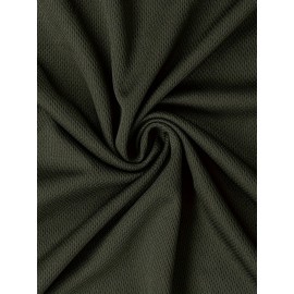 Conjunto de 6 Camisetas Esportivas Masculinas de Manga Longa Absorventes de Umidade - respiráveis, de secagem rápida, tecido de poliéster ligeiramente elástico - camiseta de cor sólida para esportes, fitness casual e vestuário casual