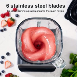 Liquidificador de Bancada 1400W, Tecnologia Total para Smoothies, Liquidificador de Tamanho Completo com Capacidade de 68.33oz para Gelo, Frutas Congeladas, Molhos, Sorvetes, Milkshakes e Sucos