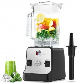 Aeitto Blender, Liquidificadores para Cozinha com Motor de 1500 Watts, Capacidade Grande de 68 Oz, Liquidificadores Profissionais de Bancada para Triturar Gelo, Bebidas Geladas (Preto)