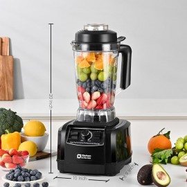 Bandeja de cozinha em caixa 68 OZ Liquidificador de bancada profissional de alta performance com lâminas de aço inoxidável, sem BPA, grande capacidade, para batidos, picar gelo, milkshake, prata
