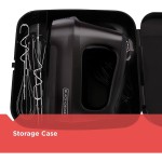 MX3200B Liquidificador de mão de 6 velocidades com Turbo Boost, preto