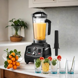 WantJoin Liquidificador Profissional de 1800W para Triturar Gelo e Fazer Smoothies, Grande Capacidade de 74.39oz, Ideal para Uso Doméstico e Comercial, WANTJOIN