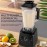 Liquidificador Profissional, Liquidificadores de Smoothies, Combinação de Liquidificador e Moedor Máx.2400W/1000W Potente 25000RPM com 68oz e 15 Velocidades para Triturar Gelo, Suco (Preto)