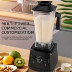 Liquidificador de Bancada Profissional, Capacidade de 70oz para Smoothies e Frutas, Trituração de Gelo, Cor Especiaria-Preto