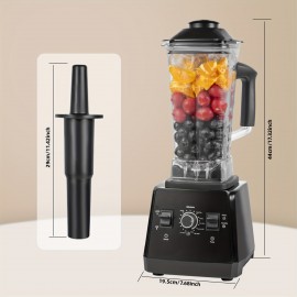 Liquidificador de Bancada Profissional, Capacidade de 70oz para Smoothies e Frutas, Trituração de Gelo, Cor Especiaria-Preto