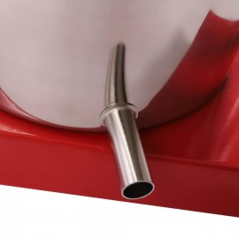 Espremedor Manual de Aço Inoxidável - Capacidade de 0.8 Galões, Perfeito para Maçãs & Uvas, Inclui Cesta, Saco de Filtro & Cabo em T, Ideal para Cozinhas Domésticas