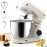 Misturador de Cozinha Elétrico 3-em-1 com 6.5QT e 10 Velocidades, Misturador de Alimentos com Cabeça Inclinável de 660W, Gancho para Massa, Batedor e Espátula, Ideal para Panificação, Bolos e a Maioria dos Cozinheiros Domésticos