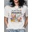 Camiseta Feminina de Algodão Disney Mickey & Friends - Estampa Temática Halloween, Gola Redonda, Manga Curta para Praia e Eventos Temáticos, Confortável e Casual