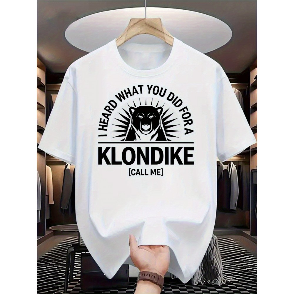 T-shirt de manga curta e gola redonda para homem, em algodão respirável e confortável, adequada para o verão e a primavera, desportos e lazer.