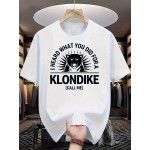 T-shirt de manga curta e gola redonda para homem, em algodão respirável e confortável, adequada para o verão e a primavera, desportos e lazer.