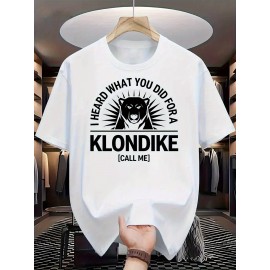 T-shirt de manga curta e gola redonda para homem, em algodão respirável e confortável, adequada para o verão e a primavera, desportos e lazer.