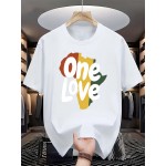 Camisetas de manga curta estampadas e modernas para homens e mulheres, ideais para desporto
