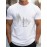 Camiseta Masculina de Algodão Respirável com Estampa de Silhueta Florestal - Gola Careca Casual e Manga Curta, Perfeita para Primavera e Verão, Tecido Micro-elástico para Conforto em Todas as Estações, Lavável à Máquina