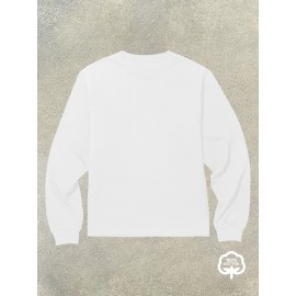 Camisa Masculina de Manga Longa - Top Básico Minimalista para o Dia a Dia | Camiseta 100% Algodão Macio e Respirável com Gola Redonda | Uso Casual ou Formal | Essencial Lavável na Máquina, Roupa Versátil e Confortável