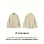 Moletom de lã masculino Derong: Mantenha-se aquecido e confortável durante todo o inverno em nosso moletom de lã masculino Derong. Perfeito para sobreposição ou para usar sozinho.