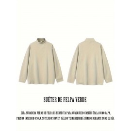 Moletom de lã masculino Derong: Mantenha-se aquecido e confortável durante todo o inverno em nosso moletom de lã masculino Derong. Perfeito para sobreposição ou para usar sozinho.