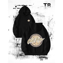 Moletons com capuz OLD ROW, tops casuais e versáteis para outono e inverno, moletons casuais e confortáveis para homens, moletons com capuz estilosos de manga comprida