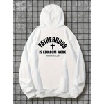 Paternidade, Hoodie Casual Feminino com Estampa Cruzada, Hoodie de Cor Sólida, Hoodie Solto, Adequado para Primavera, Verão e Outono