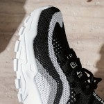Sandálias esportivas casuais femininas, tecido de malha respirável, design em bloco de cores, sola antiderrapante EVA, tênis e sapatos de corrida com cadarço baixo, confortáveis e leves para uso ao ar livre, sapatilhas fashion, adequadas para todas as est