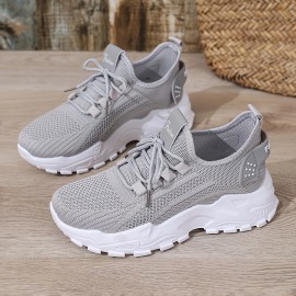 Verão Nova Chegada Mulheres Tênis de Corrida de Malha para Todas as Estações - Ultra-Breathable Leve Low-Top com Sola de Conforto Macio | Tênis de Verão para Exterior Lavável à Mão