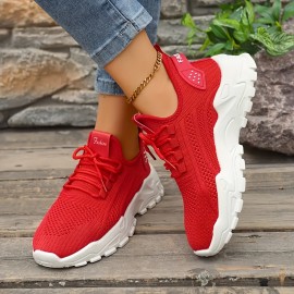 Verão Nova Chegada Mulheres Tênis de Corrida de Malha para Todas as Estações - Ultra-Breathable Leve Low-Top com Sola de Conforto Macio | Tênis de Verão para Exterior Lavável à Mão