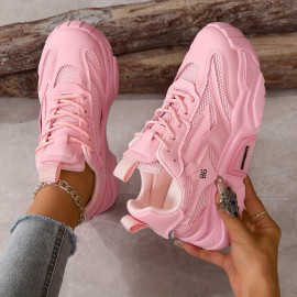 Tenis Femininos Lavanda - Cano Baixo com Cadarço, Sola TPR Acolchoada e Forro de Tecido - Conforto para o Dia Todo, Escritório ou Eventos Formais - Design Antiderrapante e Fácil de Limpar - Sapatos Casuais, Calçados Modernos, Respiráveis