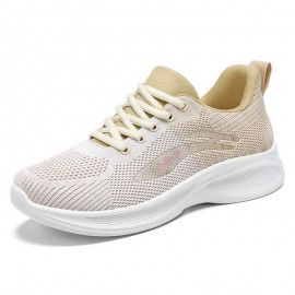 Sapatos de caminhada para mulheres, deslizantes, elegantes, de malha, antiderrapantes, de corredor, de largura extra, respiráveis, casuais, para ginásio, ténis, leves, de moda.