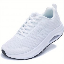 Sapatos de caminhada para mulheres, com amortecimento, para corrida, ginásio, antiderrapantes, respiráveis, para treino, desportos, ténis atléticos
