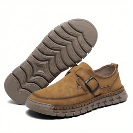 As novas sapatos preguiçosos da estação europeia de, sapatos de pai de tamanho grande para homem, sapatos casuais respiráveis ​​para todas as estações e sapatos de caminhada com sola macia