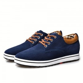 Aumente os Sapatos Masculinos de 2.36 polegadas - Calçados Esportivos Casuais para Homens com Moda Joker, Cadarço