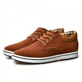 Aumente os Sapatos Masculinos de 2.36 polegadas - Calçados Esportivos Casuais para Homens com Moda Joker, Cadarço