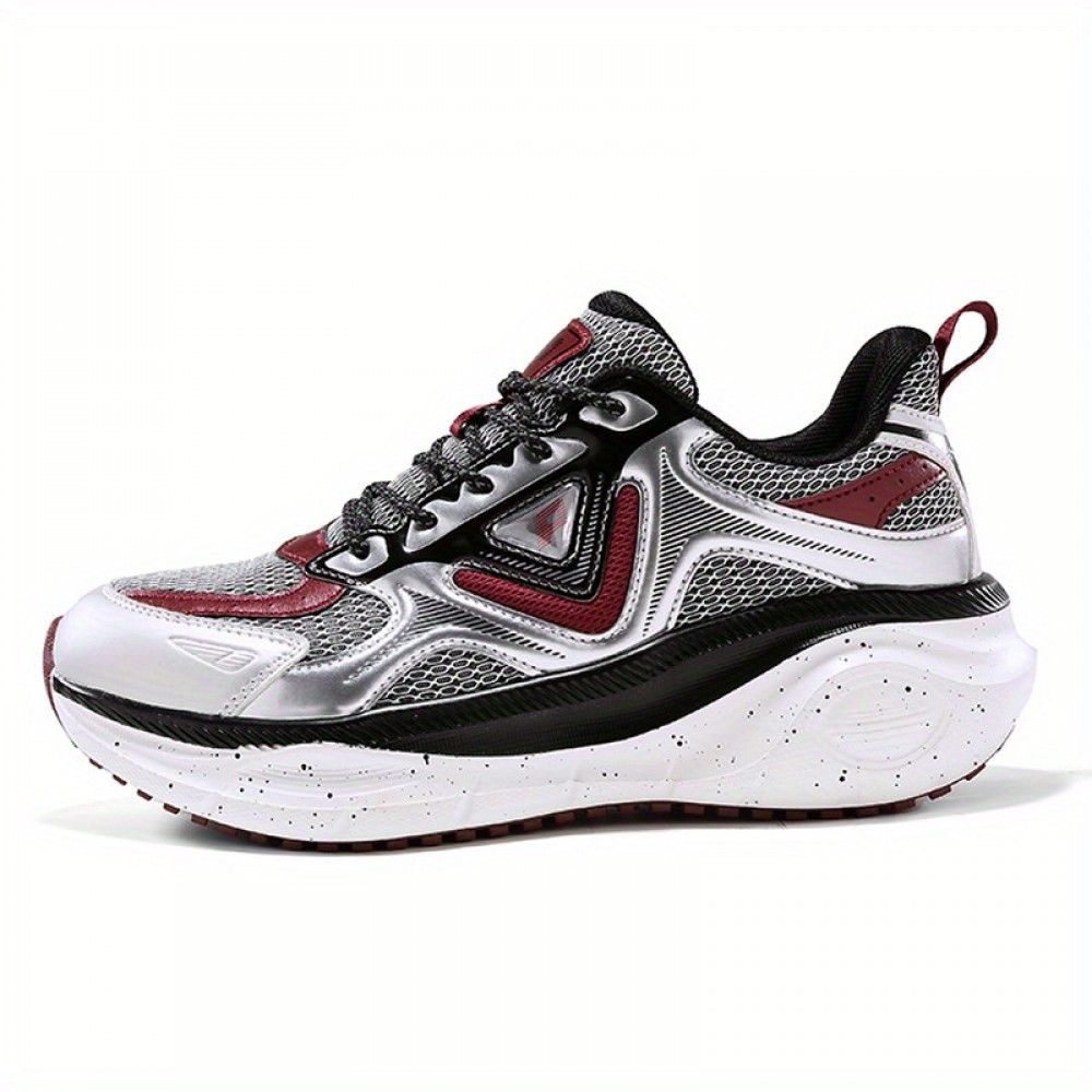 Sapatos de corrida de alta elasticidade e absorção de choque, ideal para casais, com design casual e deslizamento anti-escorregamento, perfeitos para atividades ao ar livre e tendências de moda.