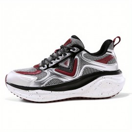 Sapatos de corrida de alta elasticidade e absorção de choque, ideal para casais, com design casual e deslizamento anti-escorregamento, perfeitos para atividades ao ar livre e tendências de moda.