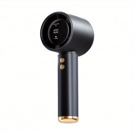 Ventilador de turbina portátil, mini ventilador pessoal ajustável em 100 velocidades com cabo USB adequado para viagens ao ar livre e interior e exterior