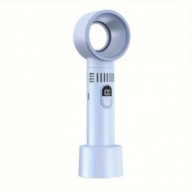 Este ventilador portátil USB é elegante, compacto e fresco, com um design sem lâminas para uma utilização fácil de mão ou em pé. Associado a um mini secador de cabelo, é adequado para casa, escritório, quarto e acampamentos ao ar livre/festivais de música