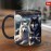 1peça 11oz Caneca de Porcelana com Tema de Lobo - Ideal para Café, Chá, Vinho e Mais - Presente Perfeita para Feriados e Ocasiões Especiais