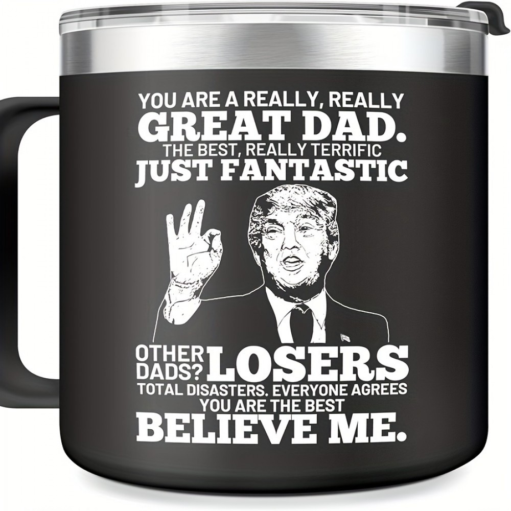 Presentes de Dia dos Pais do Pai Filho ou Filha, Presente para Homens para o Padrasto Legal, Papai Bônus Novo Papai Padrinho Aniversário Natal Presentes da Esposa ou Crianças Caneca Azul-Ciano - Preta, Perfeito para o Dia de Ação de Graças