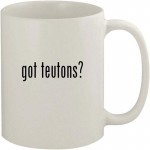 Caneca de Café Cerâmica got teutons 11oz com Texto 