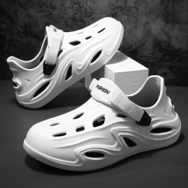 Sandálias Masculinas Antiderrapantes de EVA Novas em - Sapatos Leves e Respiráveis para Praia, Uso Casual no Verão, Condução ao Ar Livre, Esportes Internos & Externos - Bege, Calçados Sem Cadarço | Calçado Leve