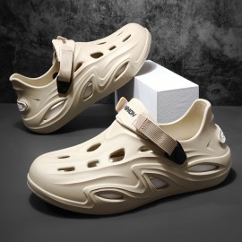 Sandálias Masculinas Antiderrapantes de EVA Novas em - Sapatos Leves e Respiráveis para Praia, Uso Casual no Verão, Condução ao Ar Livre, Esportes Internos & Externos - Bege, Calçados Sem Cadarço | Calçado Leve