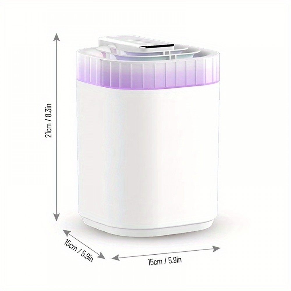 Umidificador Legal de Grande Capacidade 101.44oz Branco com Três Bocais, 20dB, Luz Multicolorida Desligamento Automático para Quarto Sala de Estar, mesa de escritório, Ideal para Presente de Natal