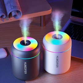 Difusor de Névoa Aromaterapêutica que Muda de Cor e Umidificador com Função de Névoa Fria, Luz Noturna e Promoção da Saúde das Plantas - Refresque e Purifique o Seu Quarto, Difusor de Aromaterapia