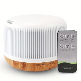 1pc 10.14oz Portátil USB Desktop Aromaterapia Humidificador de Óleo Essencial Com Luz Ambiente Colorida, Material Plástico, Operação de Baixa Voltagem, Perfeito Para Casa e Escritório, Sala de Yoga, Humidificador de Óleo Essencial Portátil de Aromaterapia