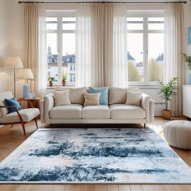 Tapete de Área Lavável, Carpete Não Deslizante e Sem Fios Soltos, Tapete de Entrada Interna, Tapete de Cozinha Bohemiano Tribal, Estilo Tradicional Vintage, Apropriado para Sala de Estar, Quarto, Escritório e Entrada da Frente da Casa, Decoração para Casa